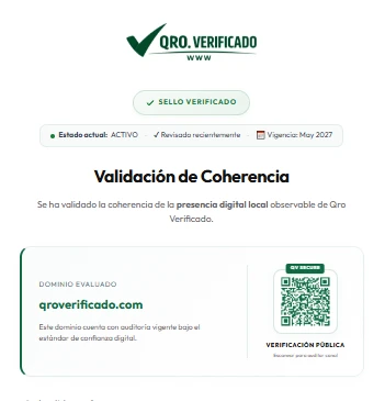 Certificado Oficial de Validación